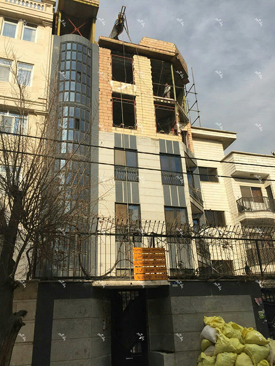 بازسازی پروژه مسکونی در اشرفی اصفهانی ، کارفرماآقای عرش وزان