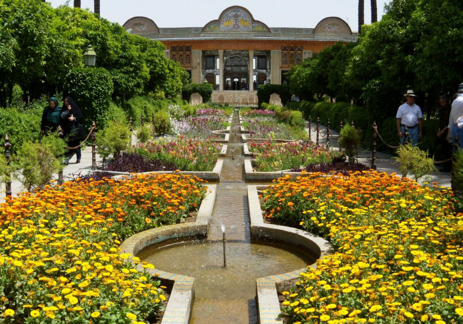 معماری باغ نارنجستان قوام ، تجلی گاه هفت هنر ایرانی