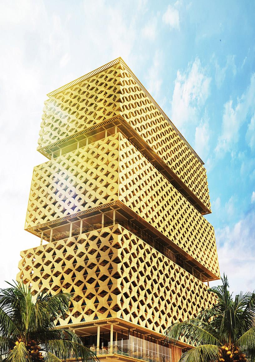 برج سبز ، یک ساختار چوبی بلند آزمایشی در لاگوس